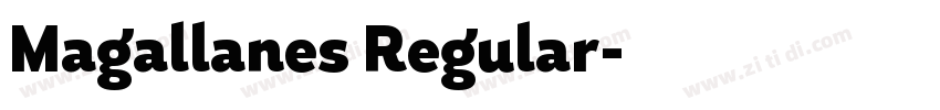 Magallanes Regular字体转换